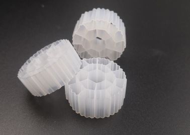 Αγορά Κ3 Λευκό χρώμα υλικό HDPE MBBR Φιλτράρισμα μέσων επεξεργασίας νερού Bio Cel για λίμνη online manufacture
