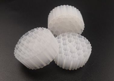Αγορά Σχήμα HDPE MBBR Biocell Media In Virgin FDA Ασφαλές υλικό για την επεξεργασία λυμάτων online manufacture