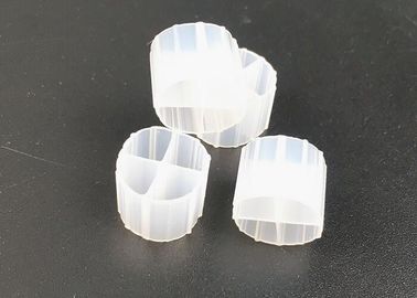 Αγορά Λευκό πλωτό φίλτρο μέσων Virgin υλικό HDPE PE01 12mm X 9mm online manufacture