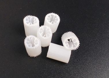 Αγορά Virgin MBBR Bio Media βαρύ μέγεθος 5*10mm λευκό Virgin HIPS υλικό πλαστικό βιοκύτταρο online manufacture