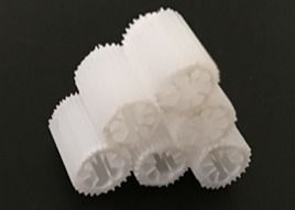 Αγορά Υψηλή επιφάνεια MBBR Bio Media λευκό χρώμα υλικό HIPS online manufacture