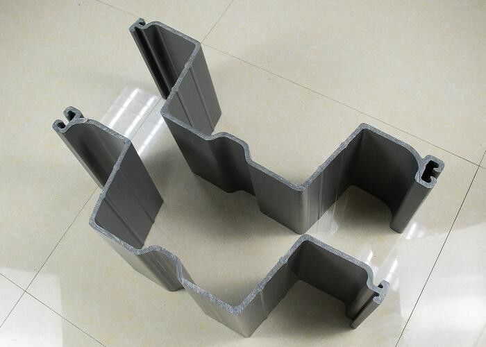 Πλαστικό PVC γκρίζο χρώμα UPVC φύλλα συσσώρευση για θαλάσσια φράγματα Πολιτική κατασκευή