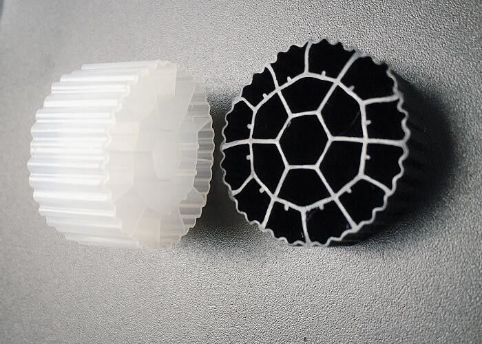 Ενεργό κύτταρο μεθοδολογία λευκό χρώμα HDPE πλαστικό μέσο MBBR για SBR