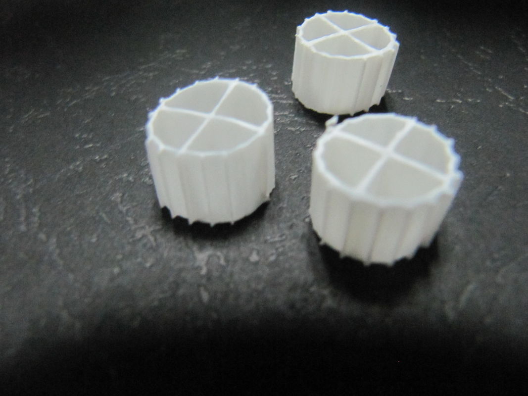 Ενεργοποιημένο MBBR Bio Media K1 με λευκό χρώμα και παρθένο υλικό HDPE