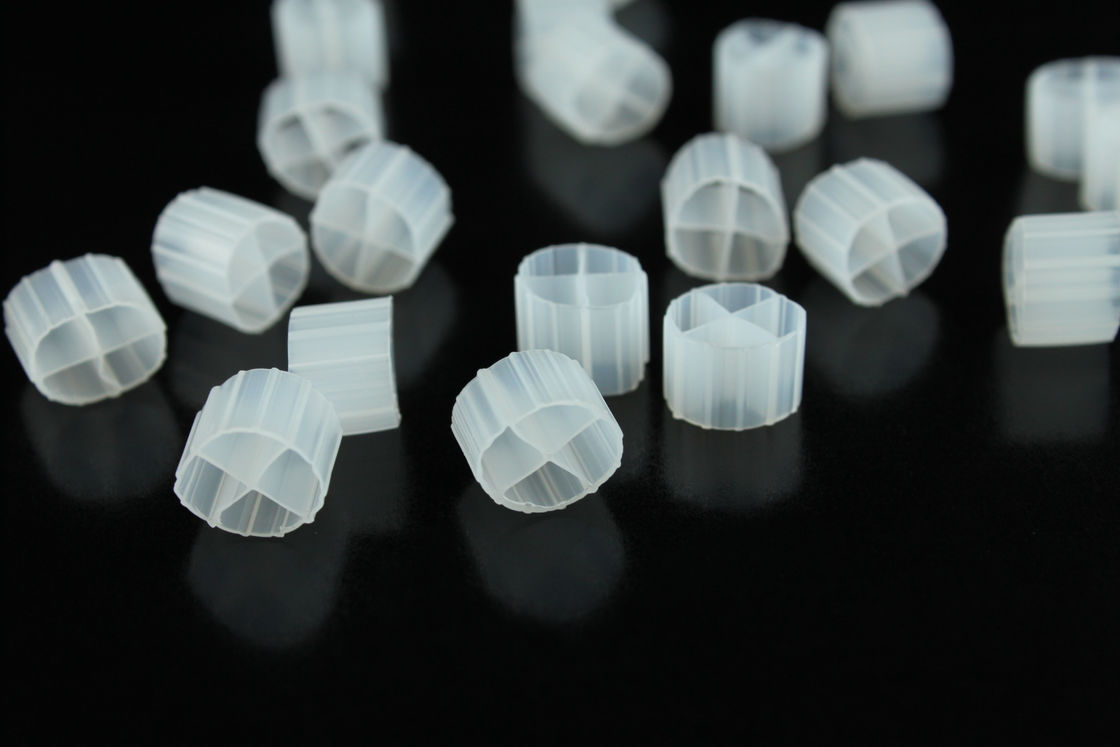 11*7mm Φυσικό χρώμα και παρθένο υλικό HDPE MBBR Biofilm Carrier Manufacturer