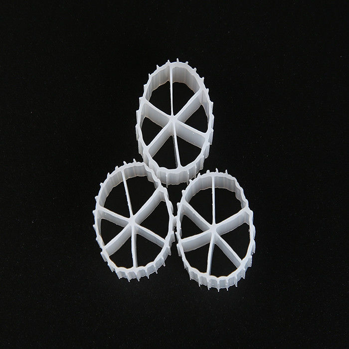 100% Virgin HDPE Bio Filter Media Λευκό χρώμα για επεξεργασία λυμάτων