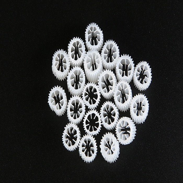 7 τρύπες πλωτό φίλτρο μέσο υλικό HIPS πλαστικό βιοκύτταρο για βιομηχανικά λύματα