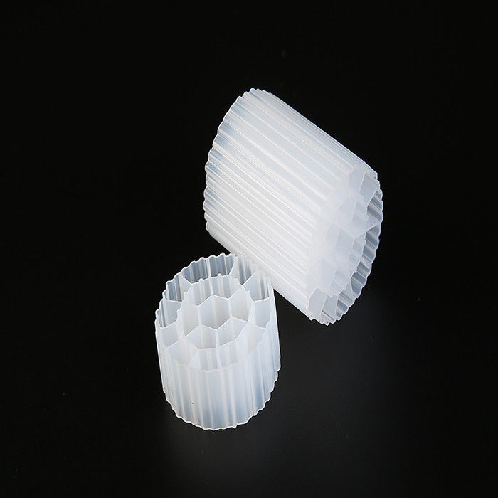 100% Virgin HDPE υλικό MBBR Bio Media 35*18mm Μέγεθος Πιστοποίηση FDA
