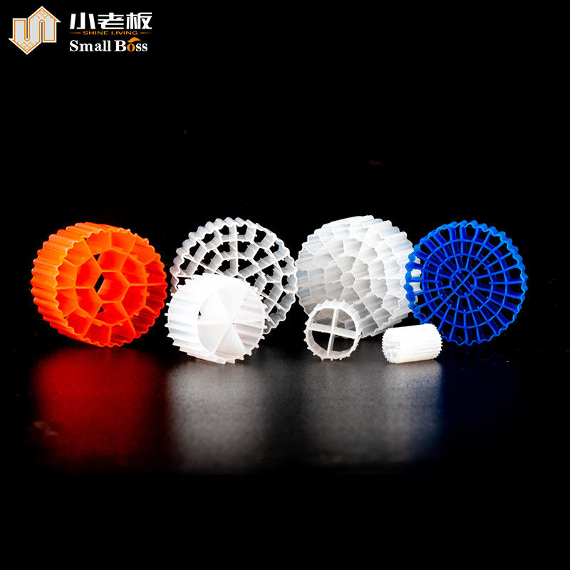 λευκό χρώμα μέσο MBBR big aera K3 ως επί το πλείστον για αναερόβια δεξαμενή IDEAL mbbr φορέα COD απομάκρυνση BOD