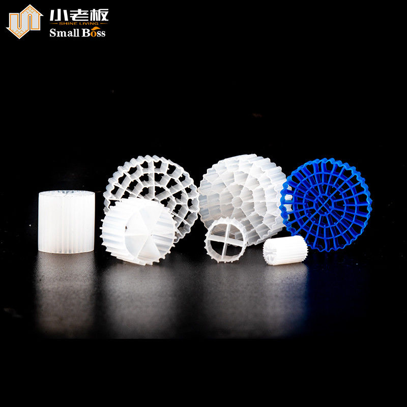 λευκό χρώμα μέσο MBBR big aera K3 ως επί το πλείστον για αναερόβια δεξαμενή IDEAL mbbr φορέα COD απομάκρυνση BOD