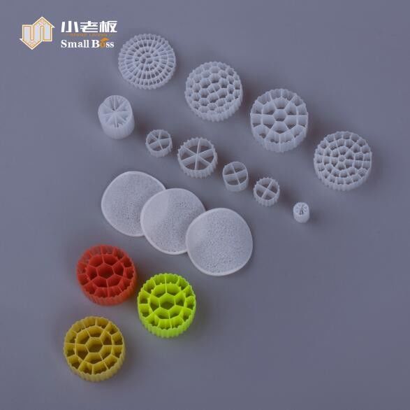 25*10mm FDA 800M2/M3 BIOCELL βιοσωλήνας πλωτός μεταφορέα mbbr φίλτρο