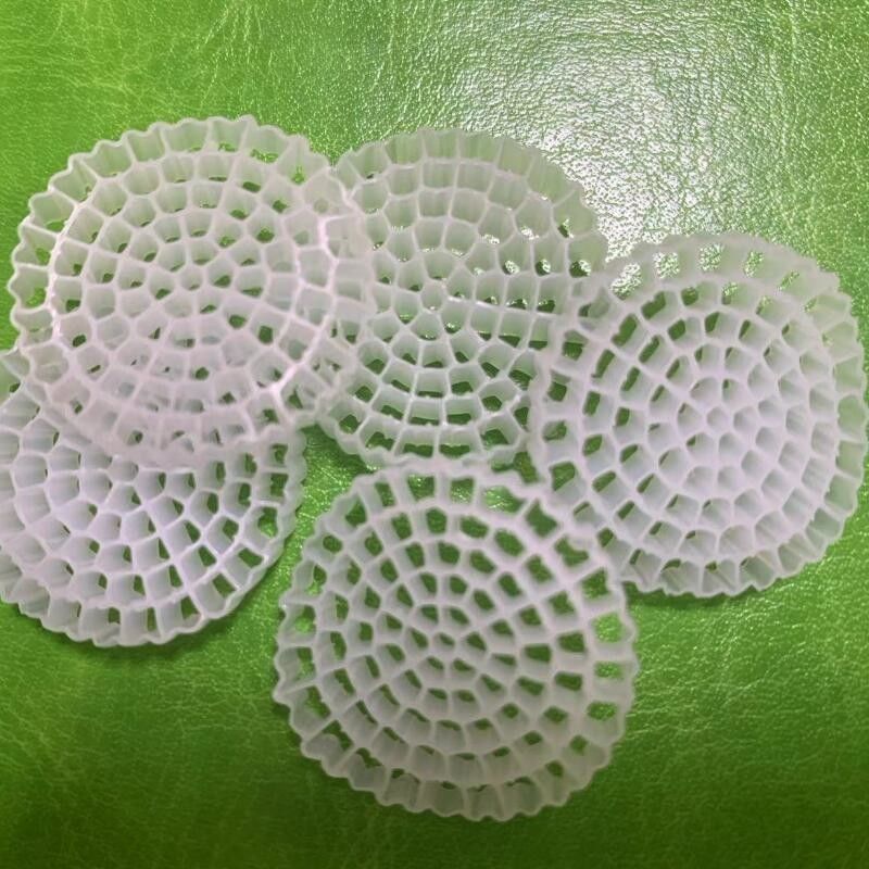 PE79S 1600m2/m3 πλωτός φορέας MBBR φίλτρα για επεξεργασία λυμάτων