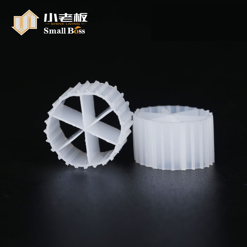 Υψηλή Βιολογική Δραστηριότητα MBBR Filter Media K1 Media Filter για ενυδρείο Koi Pond