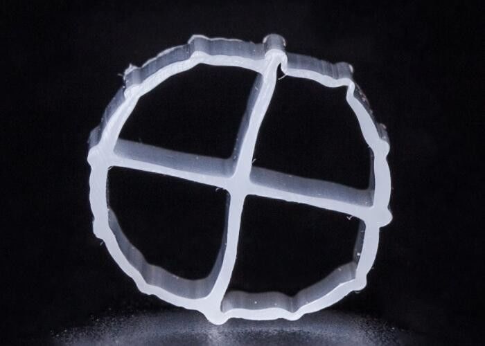 12*9mm MBBR Biofilter Media με λευκό χρώμα και παρθένα υλικά HDPE