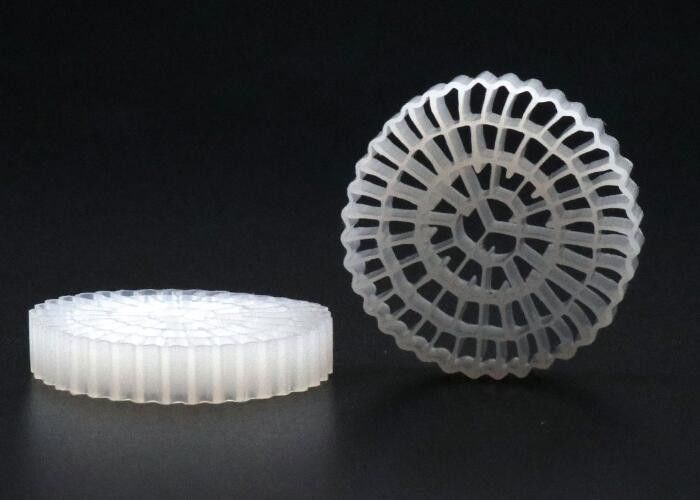 HDPE πλωτό κινητό στρώμα φίλτρου μέσων για εργοστάσια επεξεργασίας νερού MBBR βιοκύτταρο