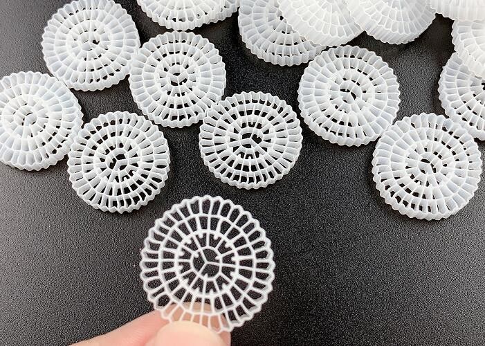 Kaldnes K5 FDA Ασφάλεια Ενεργός Βιοφίλμ Κρεμάται Γρήγορα Mbbr Βιοφιλτράρισμα