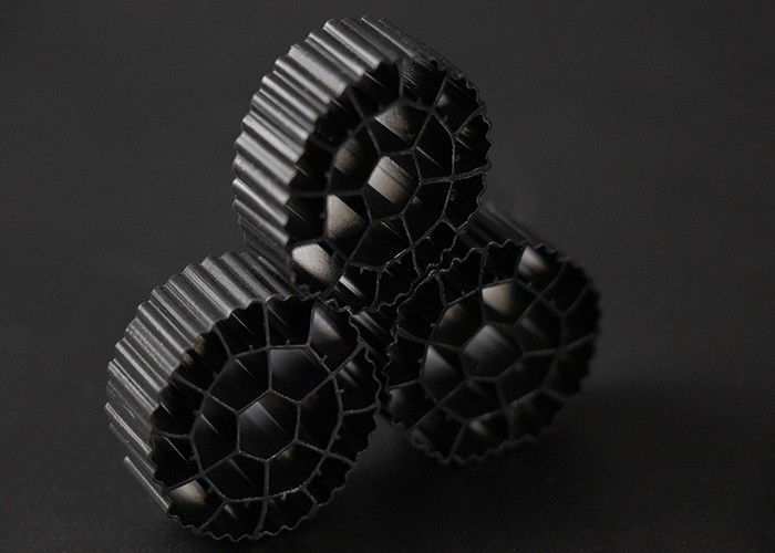 K3 πλαστικό φίλτρο μέσο βιομέσο με λευκό χρώμα και παρθένο υλικό HDPE