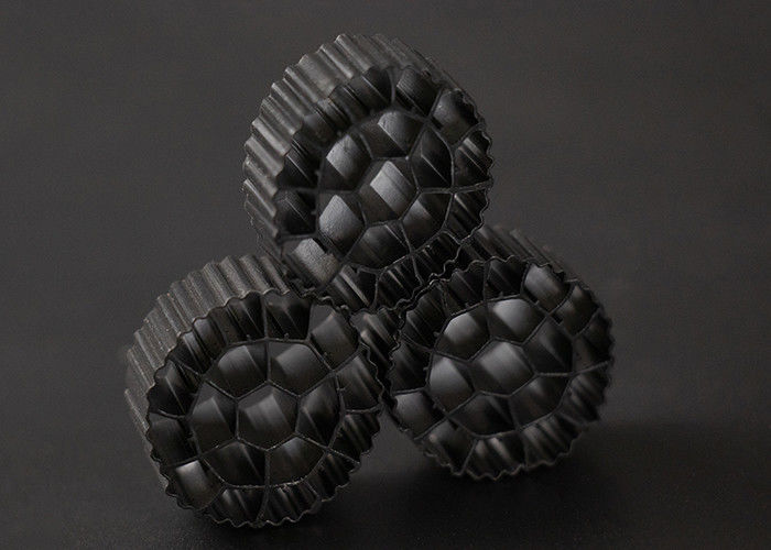 K3 πλαστικό φίλτρο μέσο βιομέσο με λευκό χρώμα και παρθένο υλικό HDPE