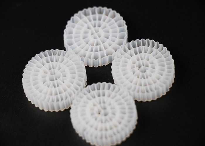 Πλαστικό μέσο φιλτραρίσματος MBBR με καλή επιφάνεια