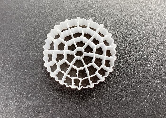 Νέο στοιχείο PE37 MBBR K1 Φιλτράρισμα 800m2/m3 Μεγάλη επιφάνεια