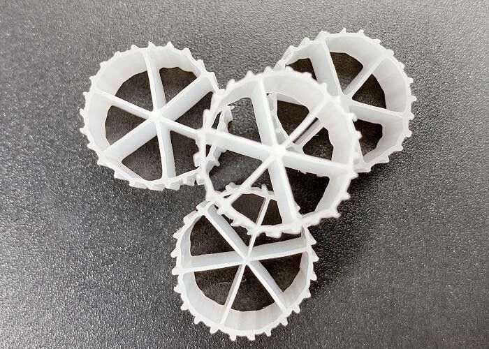 MBBR Μεικτό Μετακινούμενο κρεβάτι αντιδραστήρα διφίλμ Υλικό HDPE MBBR K1 Φίλτρο μέσων FDA Safty