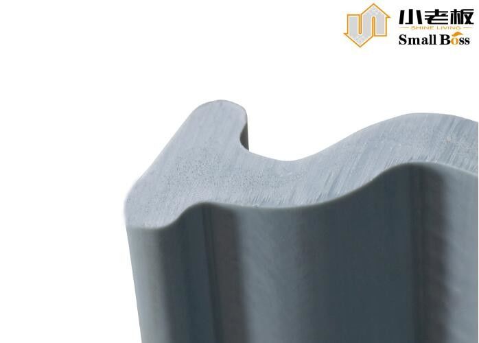 Χρώμα γκρι βινύλιο PVC φύλλο στοίβας προσαρμοσμένη τύπου Z έκταση