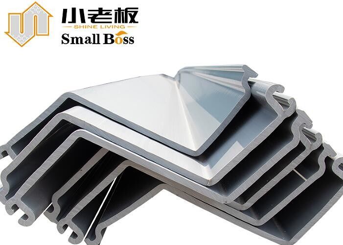 Γκρι χρώμα βινύλιο PVC φύλλο στοίβα Προσαρμοσμένη προστασία από πλημμύρες Τύπος εκτόξευσης Z